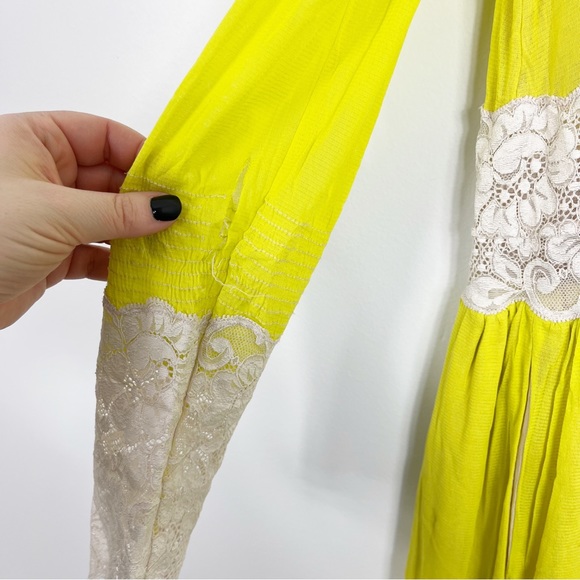 HAH Hot As Hell Lime Dust Her Long Sleeve Boho Duster Robe - Picture 12 of 13